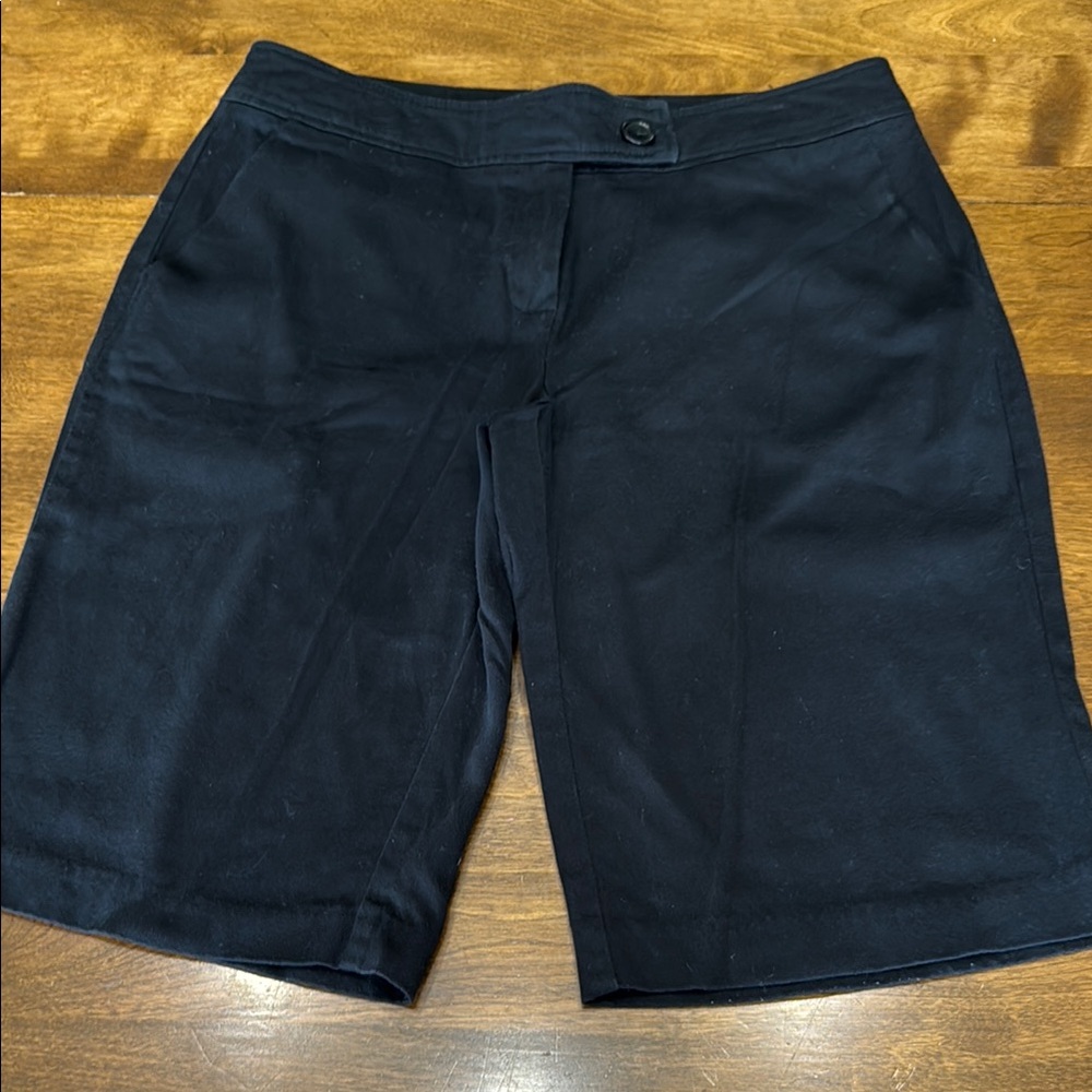 Willi Smith Black Bermuda Shorts Casual Style